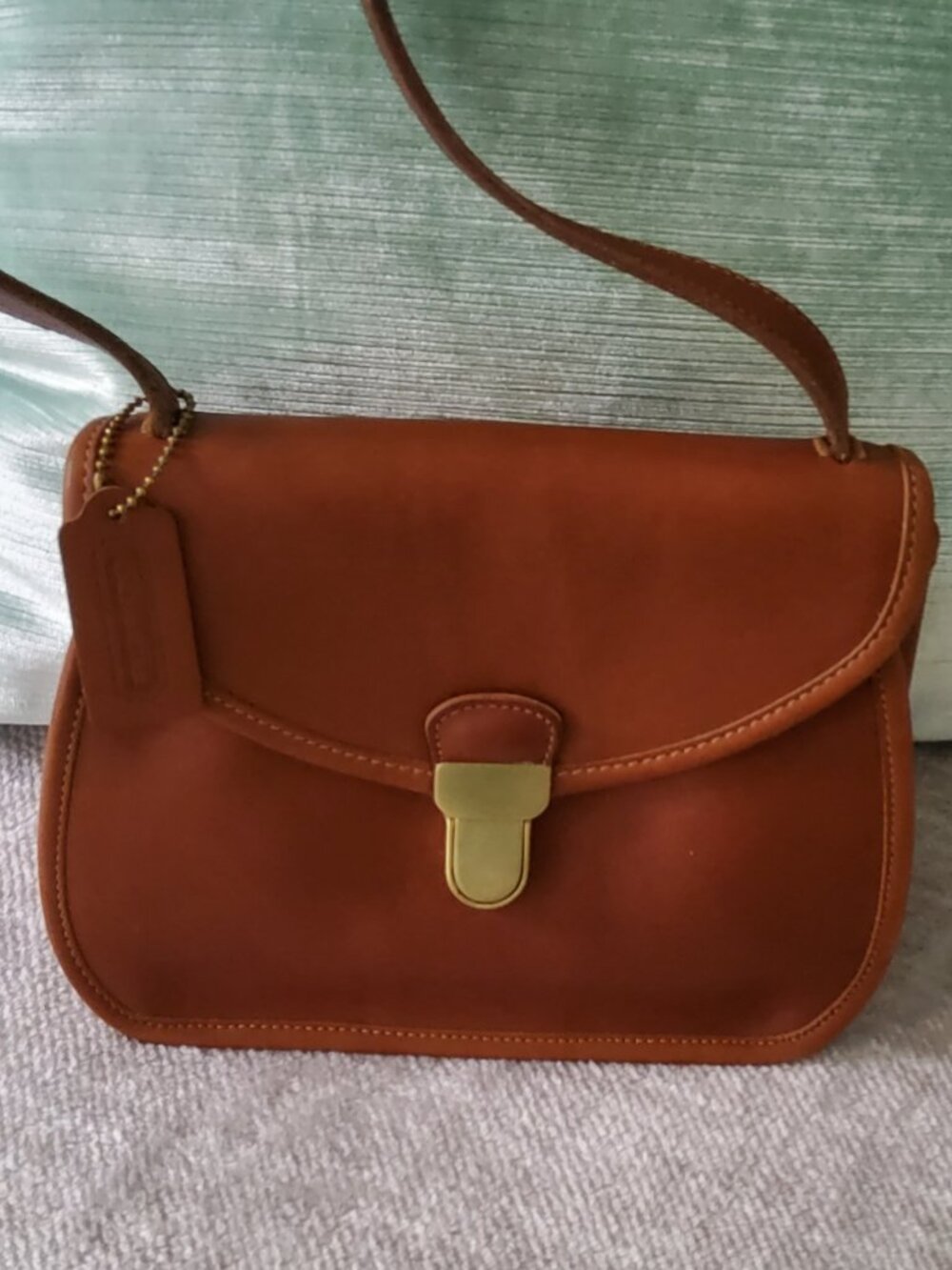 Rare Coach Vintage Ashland British Tan Crossbody 90's 9914